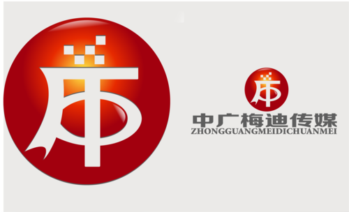 北京中广梅迪国际传媒广告logo设计